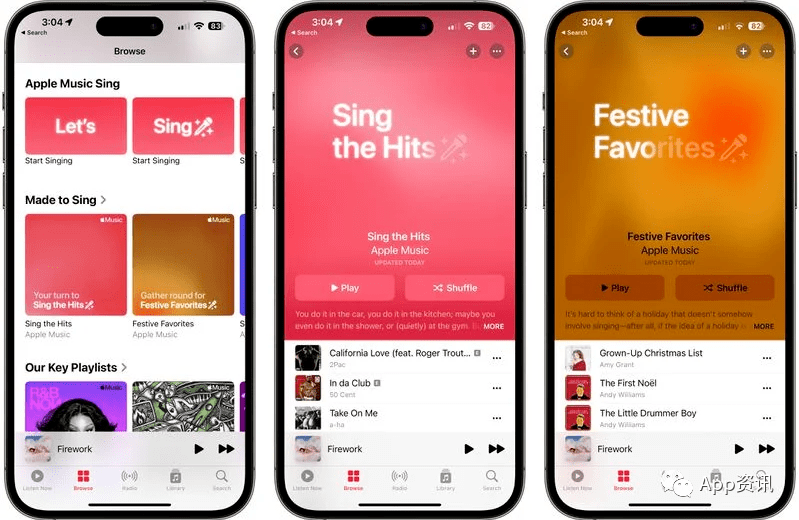 苹果音乐家庭版分享歌单:iOS 16.2 自带音乐，可以唱歌了